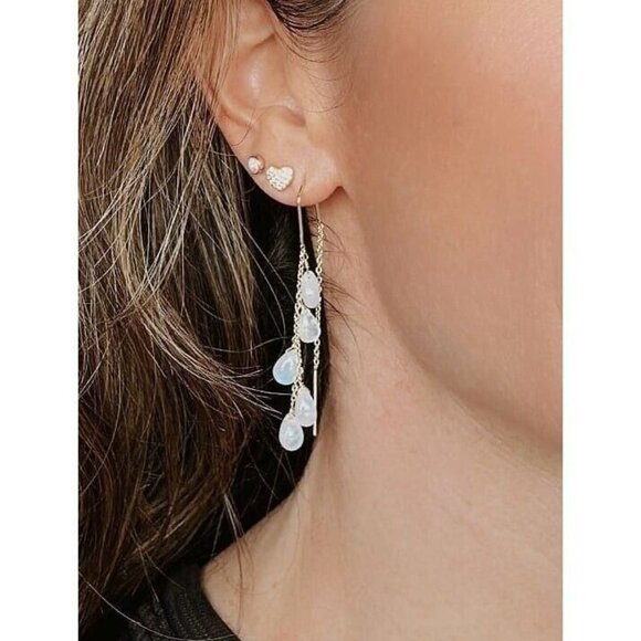 Heart Stud Earrings Adorable dainty earrings for Valentines Mother's Day Gift - Picture 9 of 9